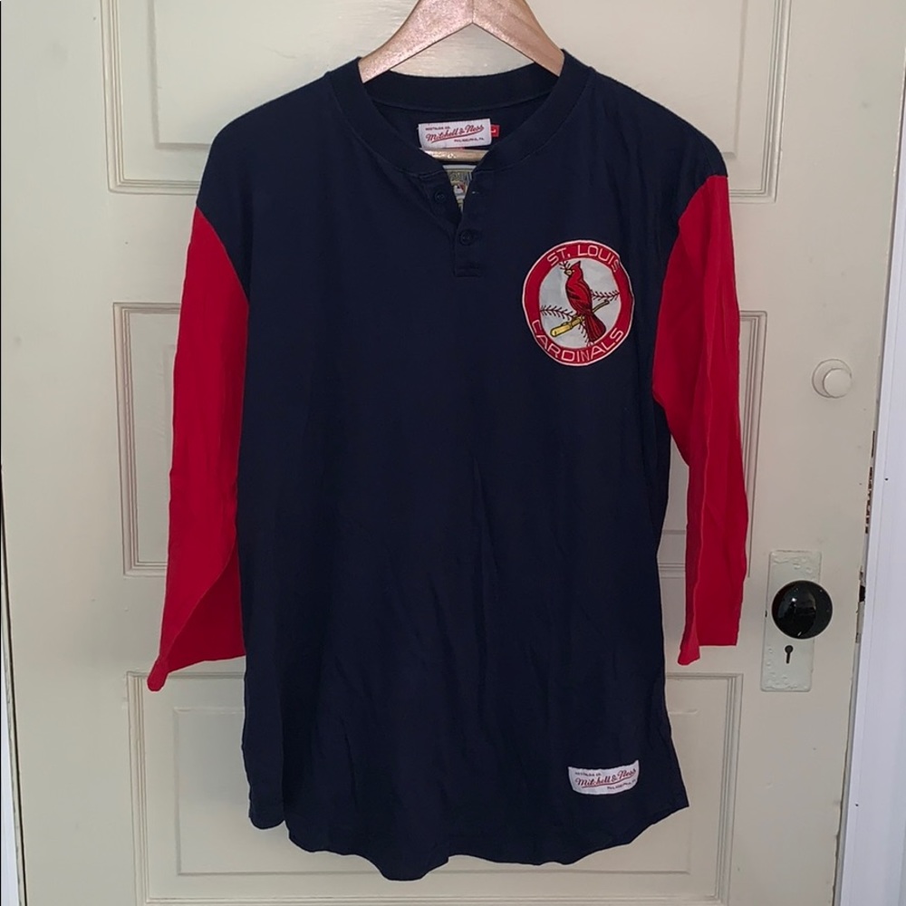 St. Louis Cardinals Mitchell & Ness Baseball Tee